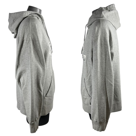 VTG 90s Roots Athletics SNL Hoodie XXL Gray Stitched DISTRESSED Thrashed Grunge - Picture 12 of 16